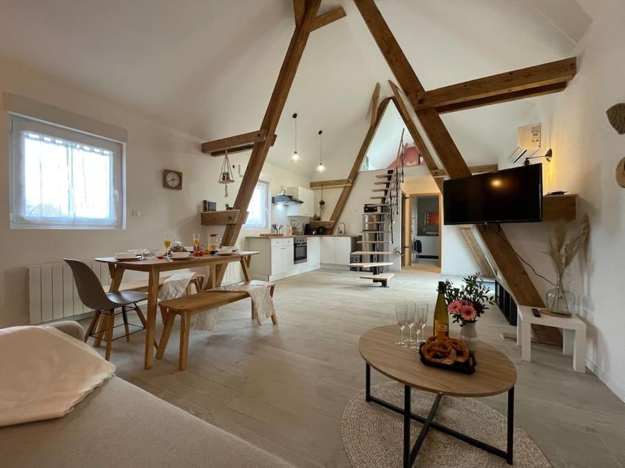 Apartmán La Grange Proche D'Europapark Kunheim Exteriér fotografie